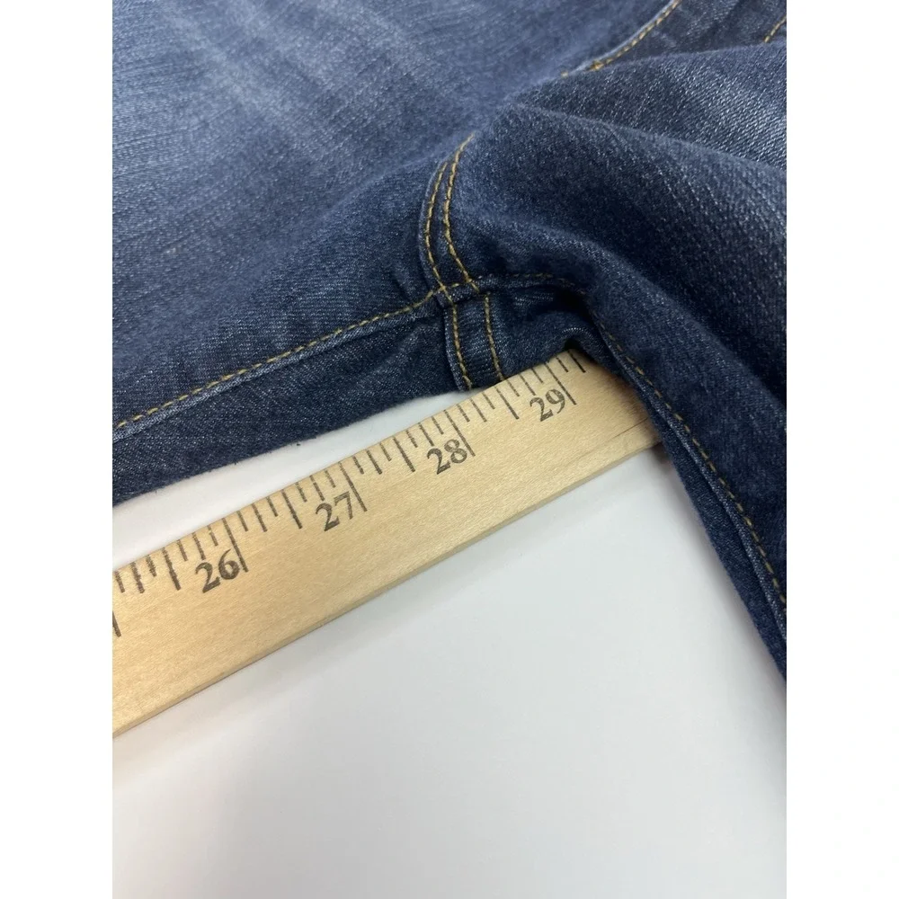 Judy Blue Jeans Skinny Tapered Leg 11x30 Denim Dark Wash Preppy USA Stretch